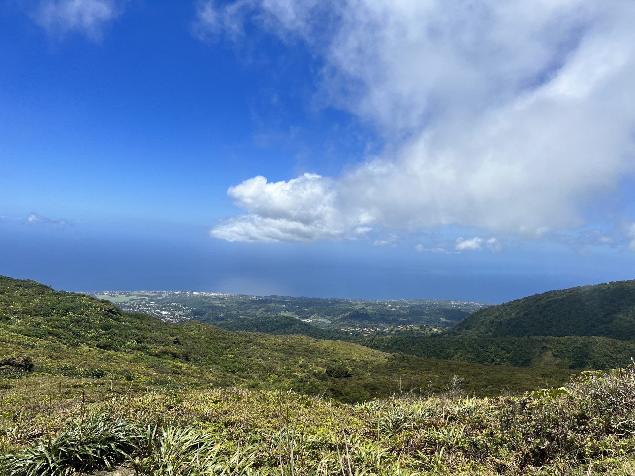Vue numéro quatre de la randonnée à la Soufrière