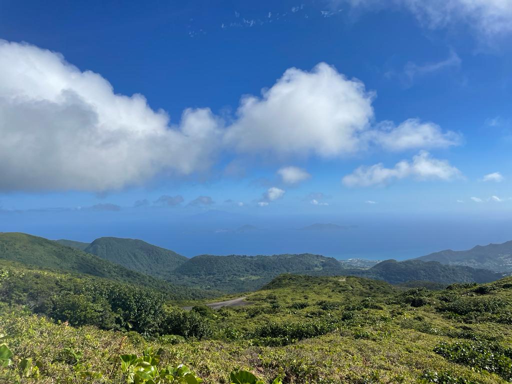 Vue numéro cinq de la randonnée à la Soufrière